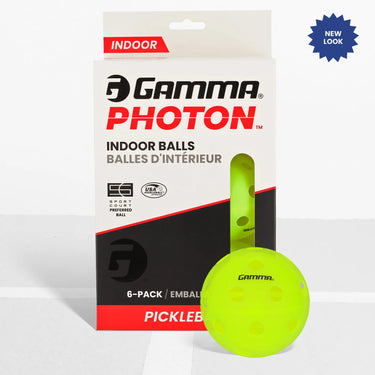 GAMMA PHOTON Indoor Pickleball 6 Pack