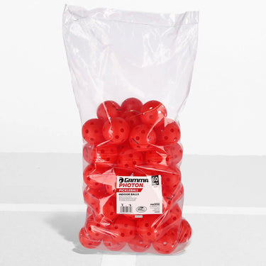 GAMMA PHOTON Indoor Pickleball Red 60 Pack - GAMMA PHOTON Indoor Pickleball Red 60 Pack