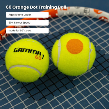 Orange Dot 60 Tennis Ball - Orange Dot 60 Tennis Ball